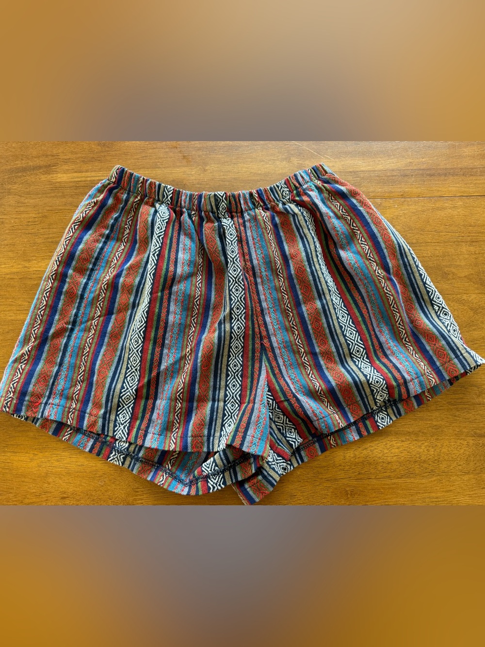 SHEIN  Striped Boho Elastic-Waist Women’s Shorts